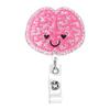 New Glitter Nurse Doctor Retractable Badge Reels Kawaii Cartoon Medical Theme Badge Reels Id/Ic Card Holder Hospital Supplies