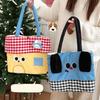 Cloth Cartoon Canvas Handbag Japanese Style Cute Shoulder Bag Fashion Embroidered Tote Bag Student