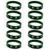 10 stuks Sint Patrick's Dag Siliconen Armband Vakantie Festival Cadeau voor Kind Kinderen Podiumoptreden Cadeau Geschenken