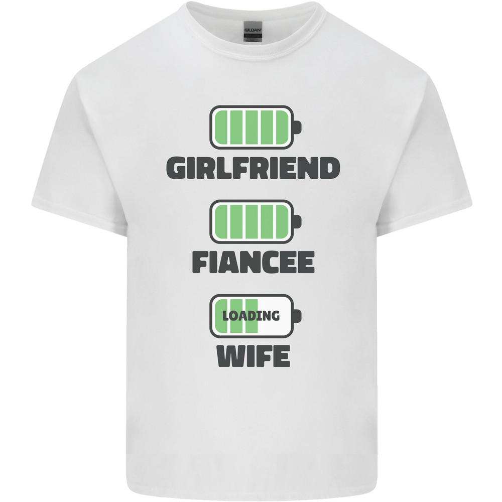 Girlfriend Fiancé Wife Loading Engagement Mens Light Cotton T-Shirt Unisex T-Shirt XXL