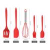 5-Piece Silicone Baking Set: Spatula, Scraper, Oil Brush, Egg Beater - Heat Resistant