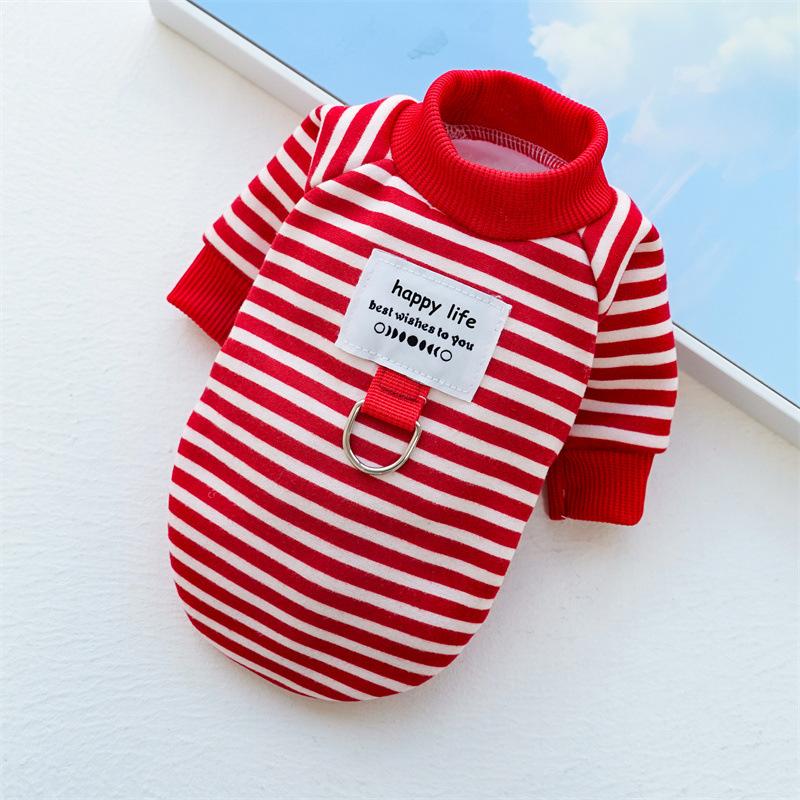 Pet Autumn and Winter Dog Warm Sweater Teddy Bigbear Dog Cat Clothing Small and Medium Dog Cat Supplies