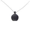 Minar Cute Lovely Brown Black Color Wood Flagon Long Pendant Necklaces Adjustable Rope Chain Chokers for Women Birthday Gift