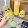 Travel Portable Toothbrush Cup Bathroom Toothpaste Holder Storage Case Box Organizer Travel Toiletries Storage Cup  Creative
