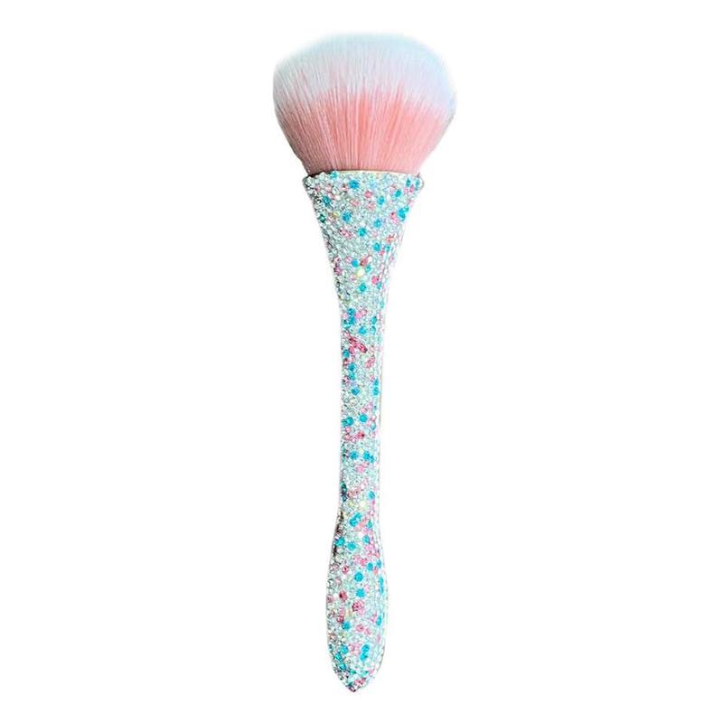 Štětec na make-up s diamantovou rukojetí Volný štětec na pudr štětec na tvářenku Profesionální štětec na make-up štětec na make-up na tvářenku Měkký kartáč na vlasy