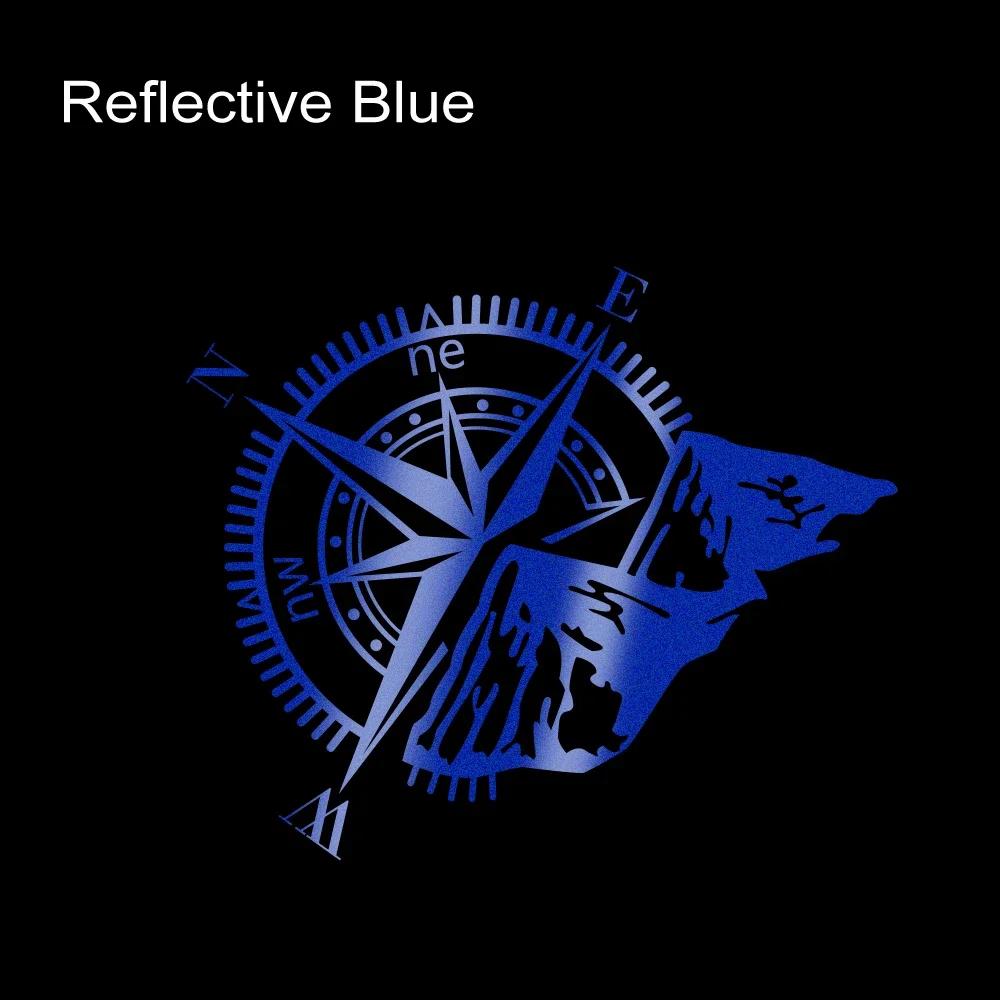 Car Compass Mountain Style Sticker Reflective Vinyl Decals Motorcycle Truck Offroad Moto Window Vinyl Auto Tuning Accessories