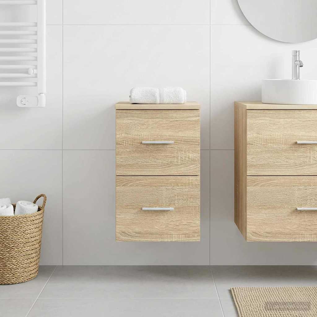 Bathroom Cabinet  In between  Sonoma Oak 30 x 35 x 50 cm