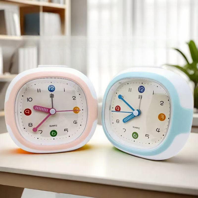 Silent Alarm Clock New Product Fashionable Student Bedside Small Alarm Clock Bedroom Luminous Clock Desktop Clock
