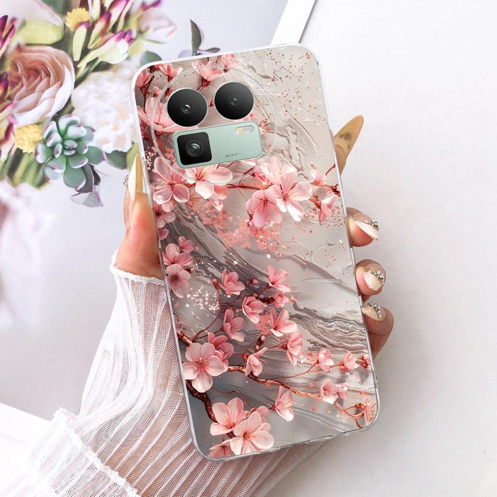For Realme GT8 Case Cover Cute Cat Fashion Butterfly Luxury Painted Casing For Real me GT8 Bumper