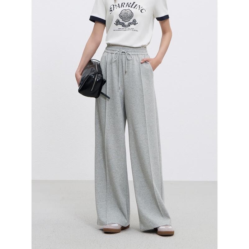 PEACEBIRD Women's High-Waist Wide-Leg Cloud Pants