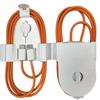 60W Dual Type-C Braided Data Cable for Apple Devices - Orange