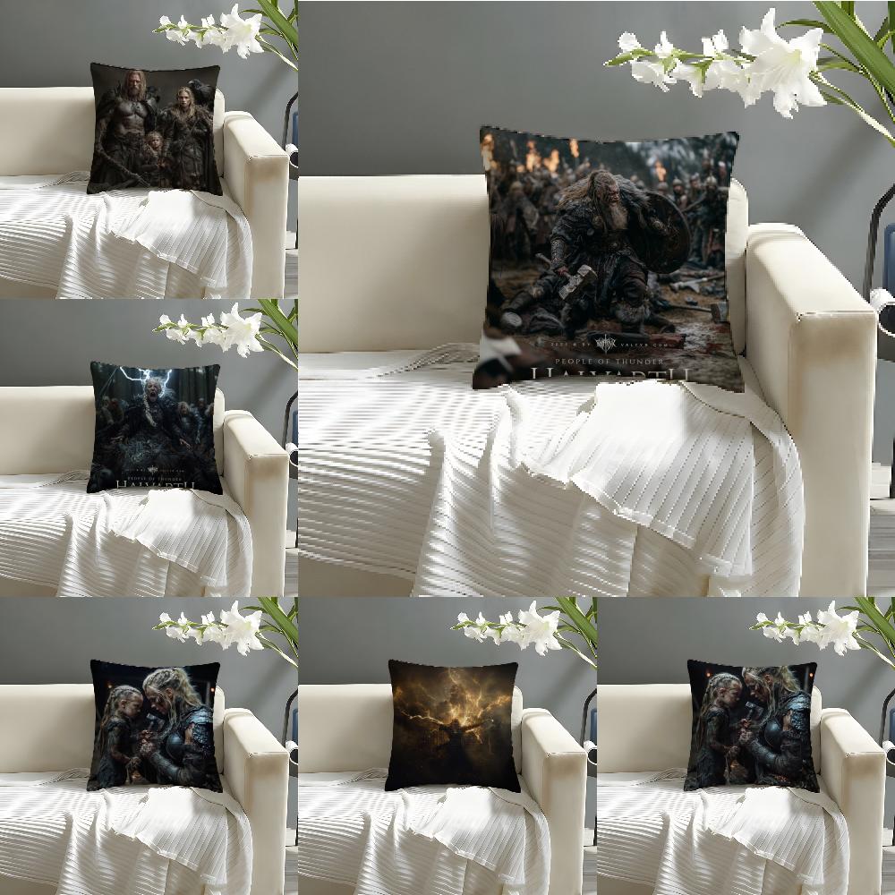 L-Legend Of The Dark Elf H-Halvarth The Nordic People Of Thunder Linen Pillow Case Sofa Home Decor Cushion Cover Cushion Cove