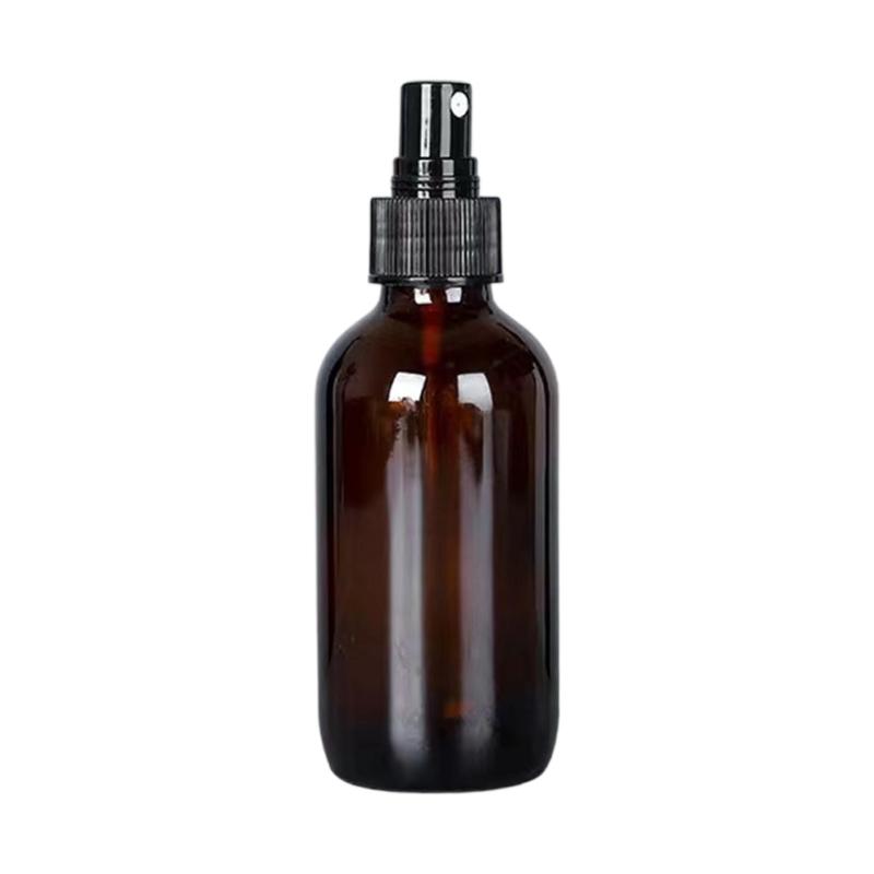 Practical Amber Glass Dispensing Bottle 15ml-500ml Friendly Leakproof Design For Lotions Sanitizers Cosmetics Storage