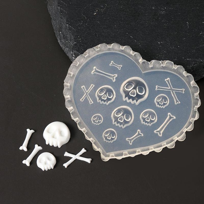 1 Piece Cute Sea Conch Jellyfish Nail Art Moulds Ocean Theme 3D Silicone Nail Carving Mold Marine Creature Crafting Diy Tool