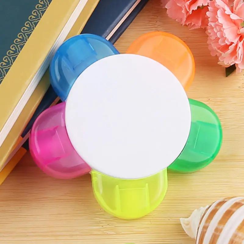 Highlighters Multicolor Creative Highlighter Pen Kawaii Markers Drawing School Art Supplies Japanese Stationery