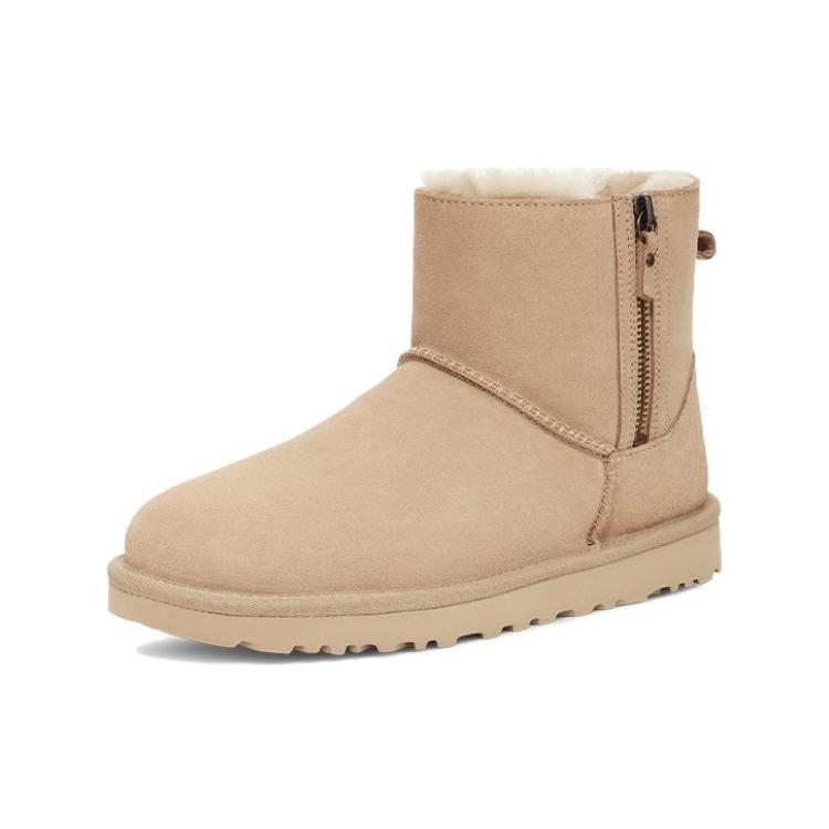 New UGG Classic Mini Double Zip 'Mustard Seed' Women's 1118853-MDSD