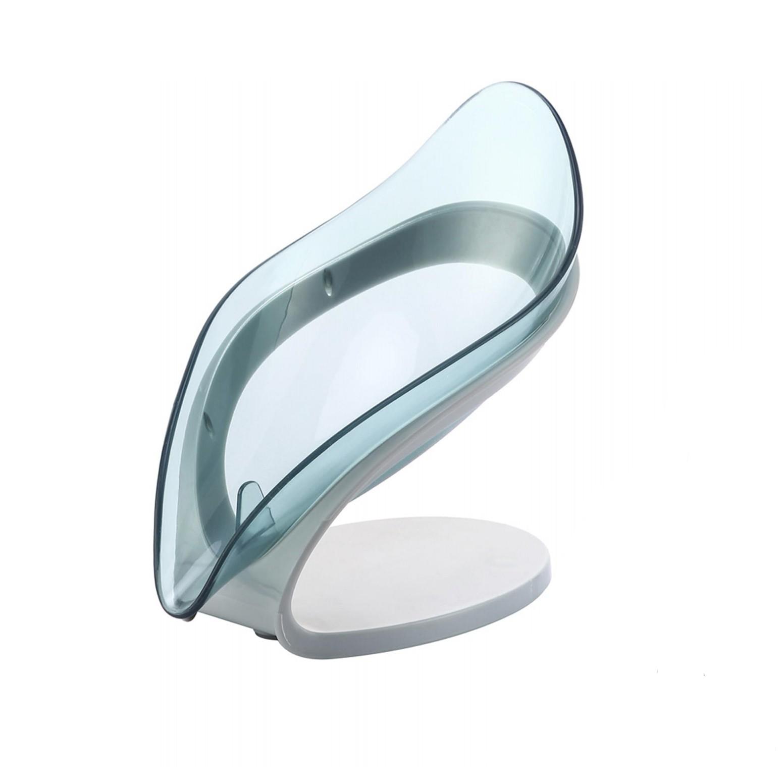 

2Pcs Self Draining Soap Holder,Suction Cup Soap Dish,Shower Soap Bar Holder,Leaf Shape Soap Holder,Soap Dish Dispenser for Show