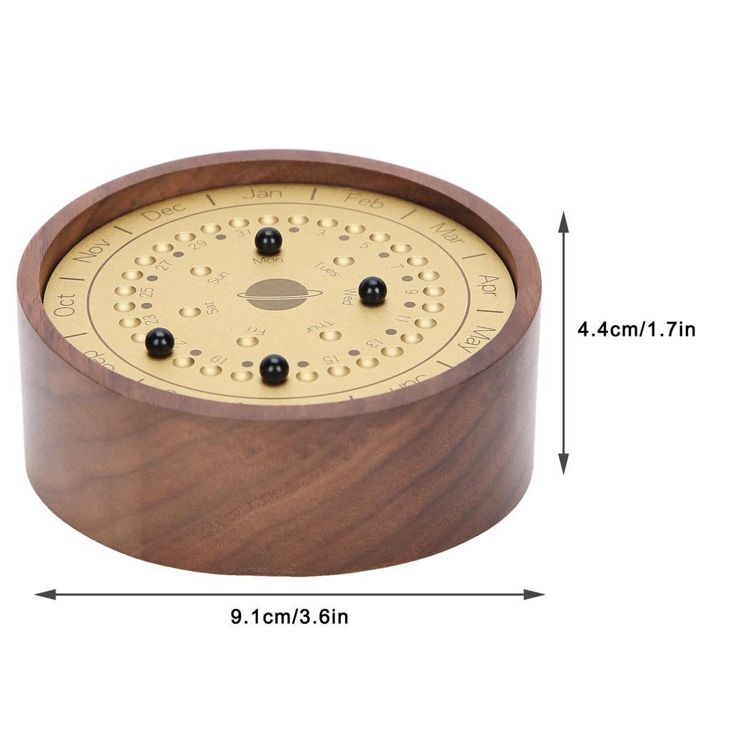 Plary Calendar Wooden Business Table Desk Calendar Home Decoration Ornaments