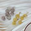 Long Exaggerated Petal Metal Earrings With A Light Luxury Style And A Niche Design Fashionable And Personalized For Women