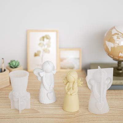 Silikonform Gießform Engel, 3D Silikonform Engel Silikonform Gips Für Gießform Engel Gießform