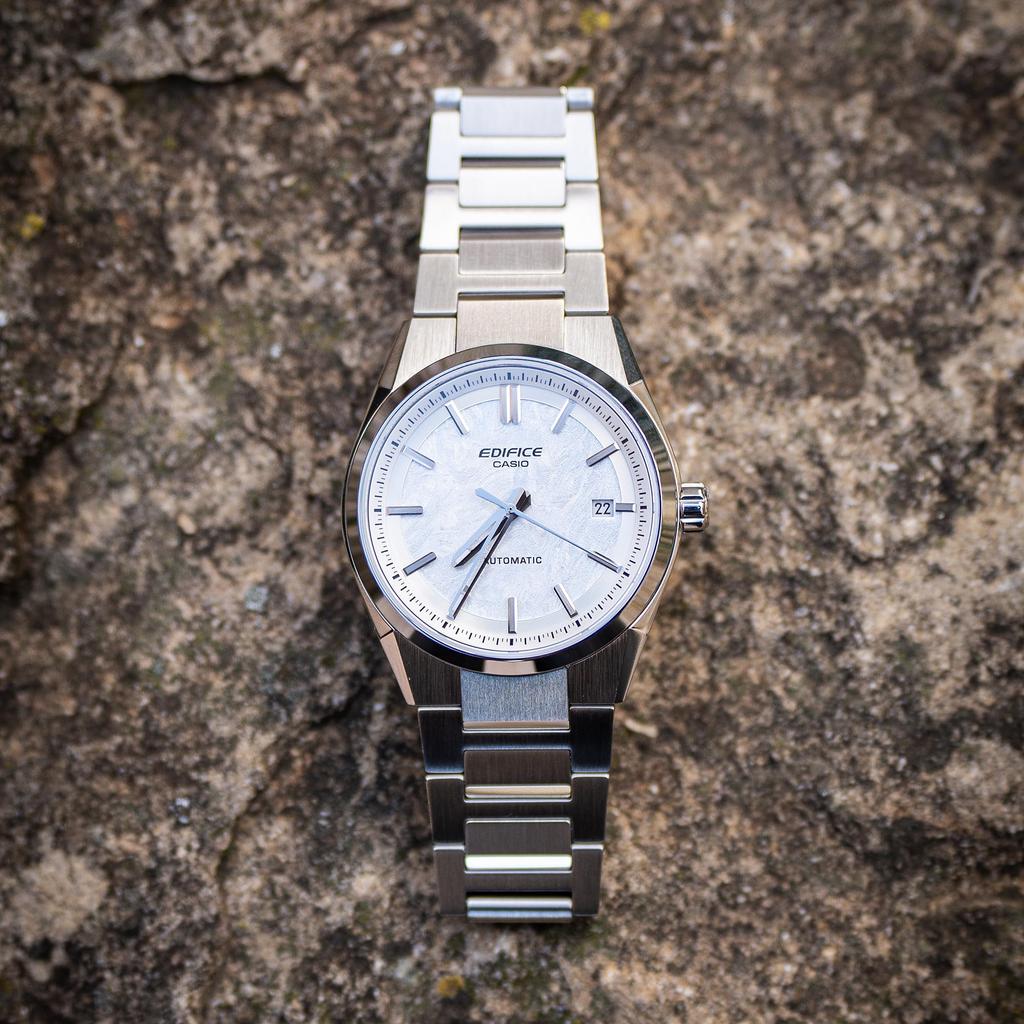 Edifice Watch Mechanical Automatic Sapphire White [Casio] - Winding, Crystal, EFK-110D-7AJF, Men's,