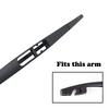 Erick's Wiper 14" Rear Wiper Blade For Honda Jazz Fit MK3 2014 - 2020 Windshield Windscreen Clean Tailgate Window Car Rain
