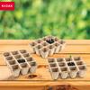 KADAX Doniczki Torfowe Rozsadowe Biodegradowalne Rozsady Sadzonki 10x12szt