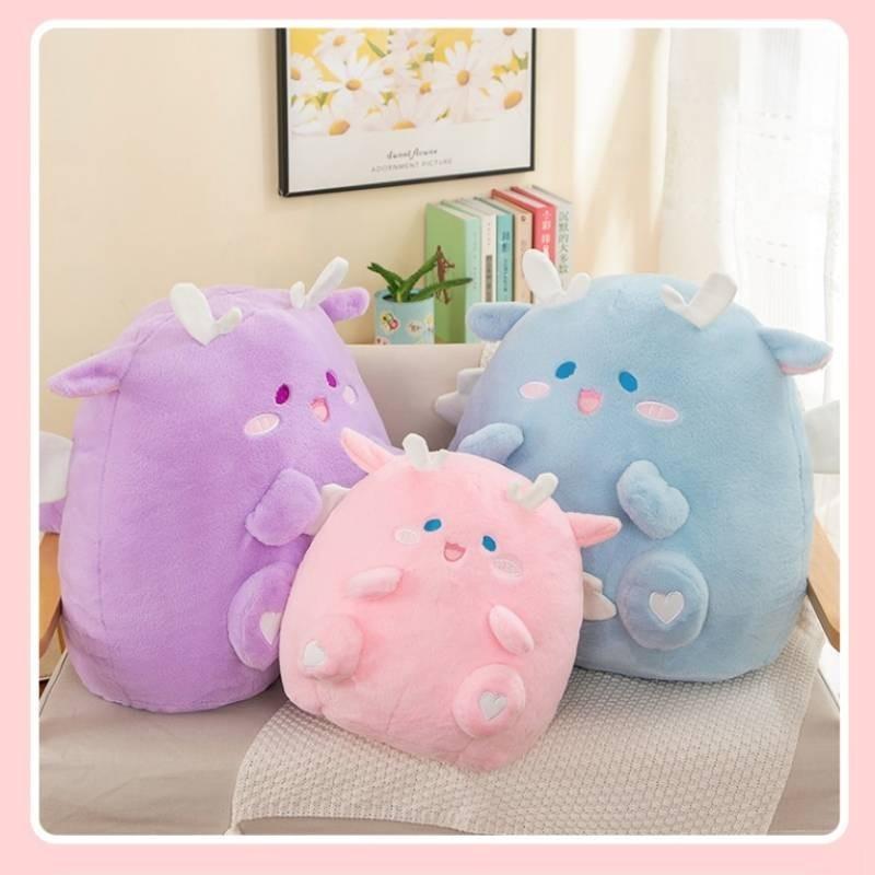 Adorable Chubby Dinosaur Plush Toy Soft And Cuddly Stuffed Animal For Boys And Girls Birthday Gift