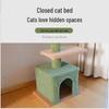 Cactus Cat Tree & Bed: All-in-One Christmas Tree, Scratching Post, and Toy Sky Pillar for Cats.