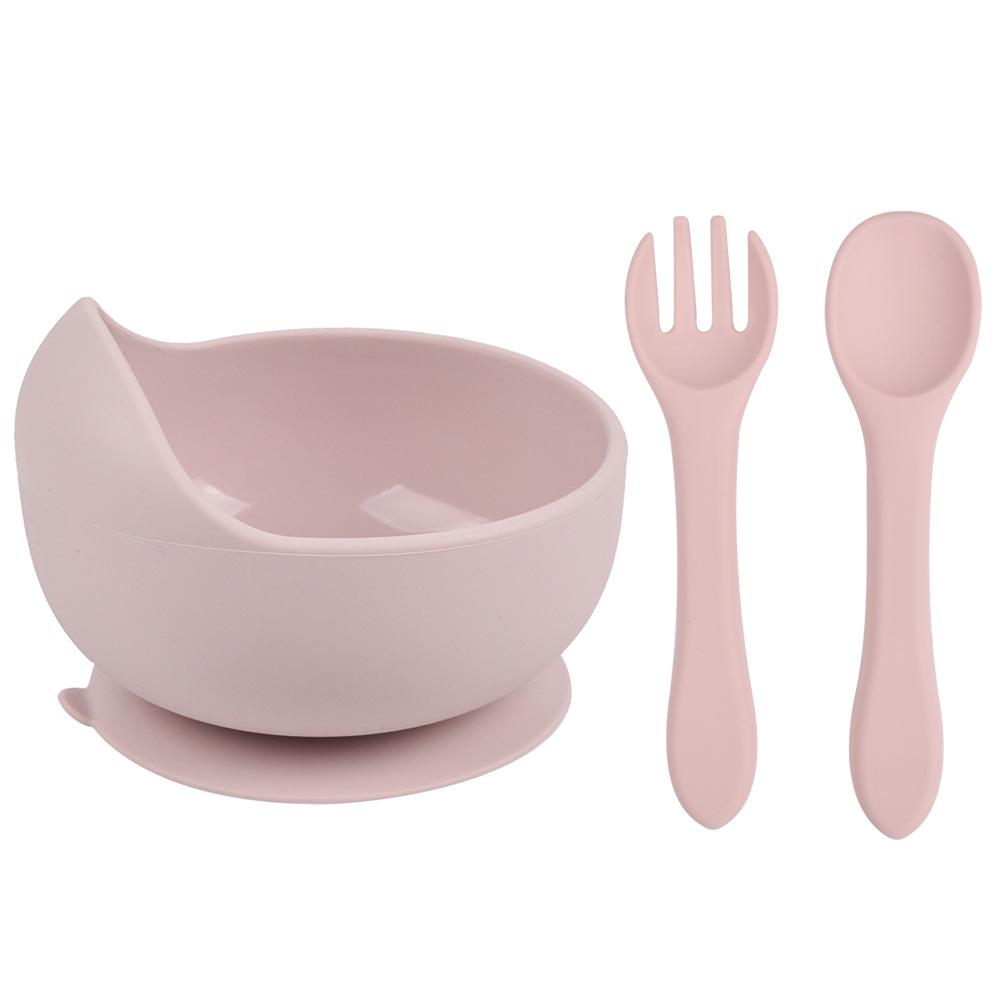 Silicone Suction Baby Bowl & Spoon Set for Feeding and Training