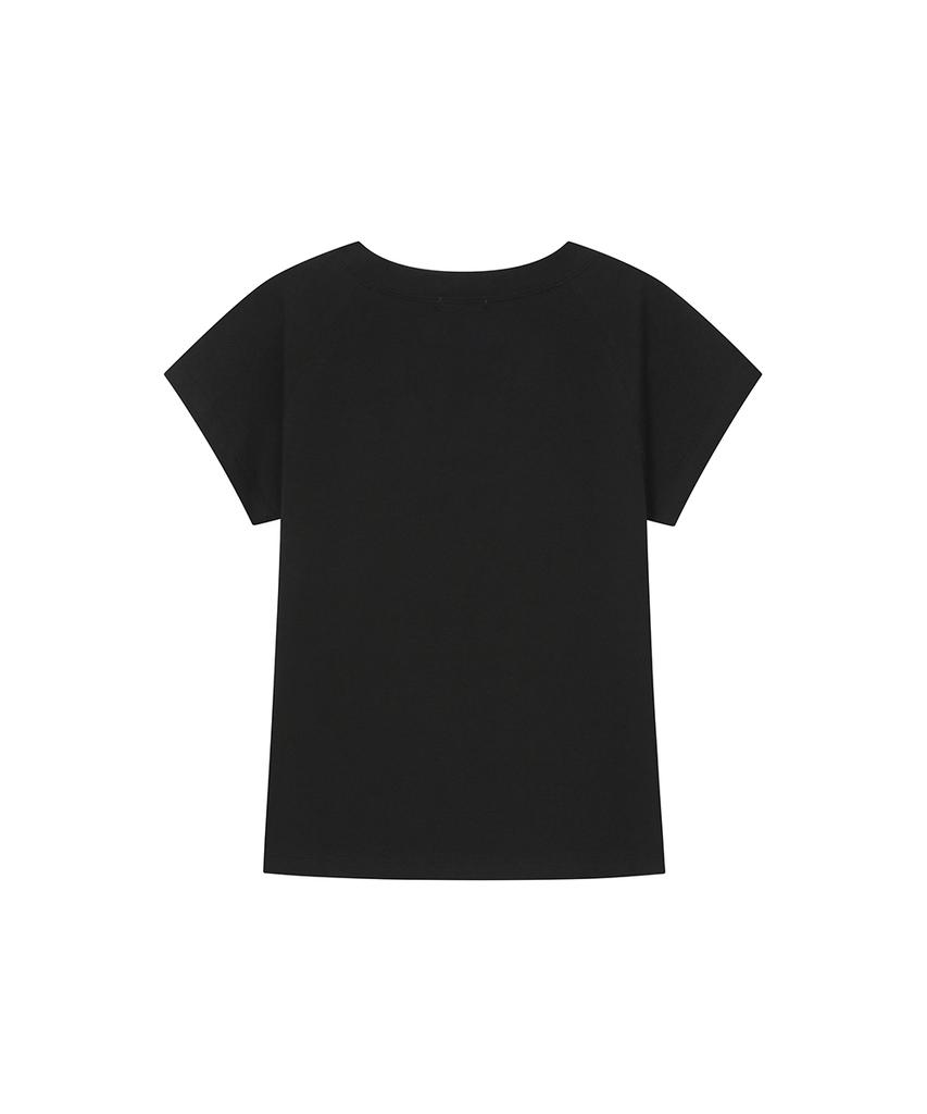 MISEKI SEOUL Hannah Fairy Raglan Short Sleeve Black