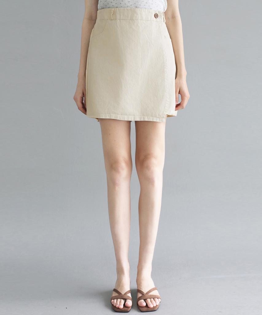 Slow Lolly Cloud Wrap Mini Skirt