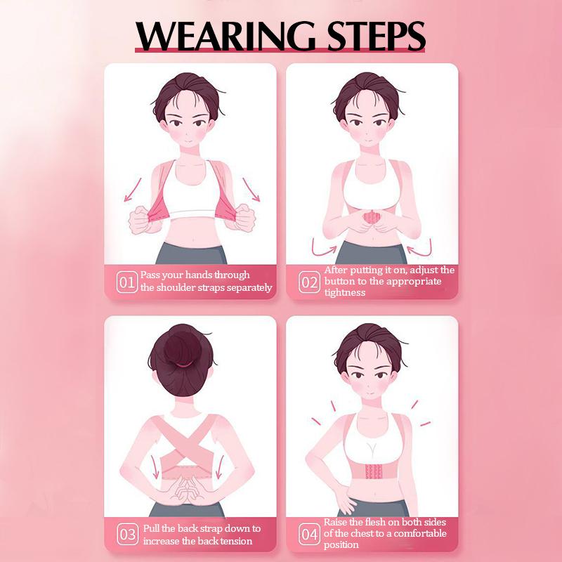 Correttore Posturale Invisibile per Schiena Uomo, Adulto, Bambino e Donna, Dispositivo per Bellezza Spalle con Apertura Posteriore