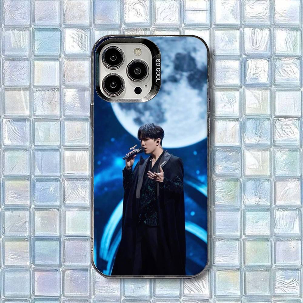 D-Dimash-h K-Kudaibergen Phone Case For iPhone 17,16,15,14,13,12,11,Air,X,XR,Pro,Max,Plus IMD Silver Shell