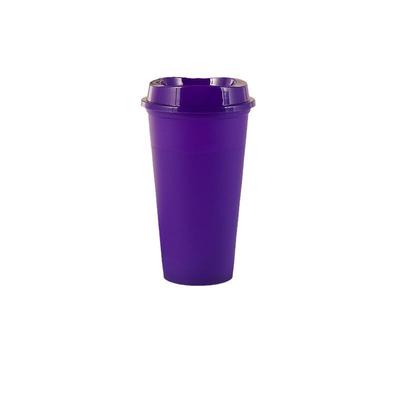 Stylish 16oz PP Plastic Coffee Cup - Colorful and Creative 475ml Design