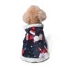 Pet Christmas Cape Hooded Dog Costume Winter Flannel Outfit Small Medium Large Dogs