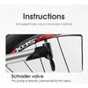 Bicycle Pump Portable Silver Pump Road Mountain Bike Pump Riding Tire Filling Pump Riding Equipment Outdoor Equipment