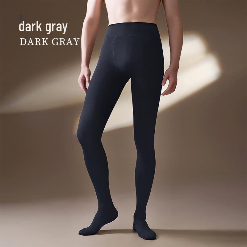 Men's Velvet Warm Leggings: Autumn & Winter 120D U-Shaped Design for a Smooth, Tight Fit