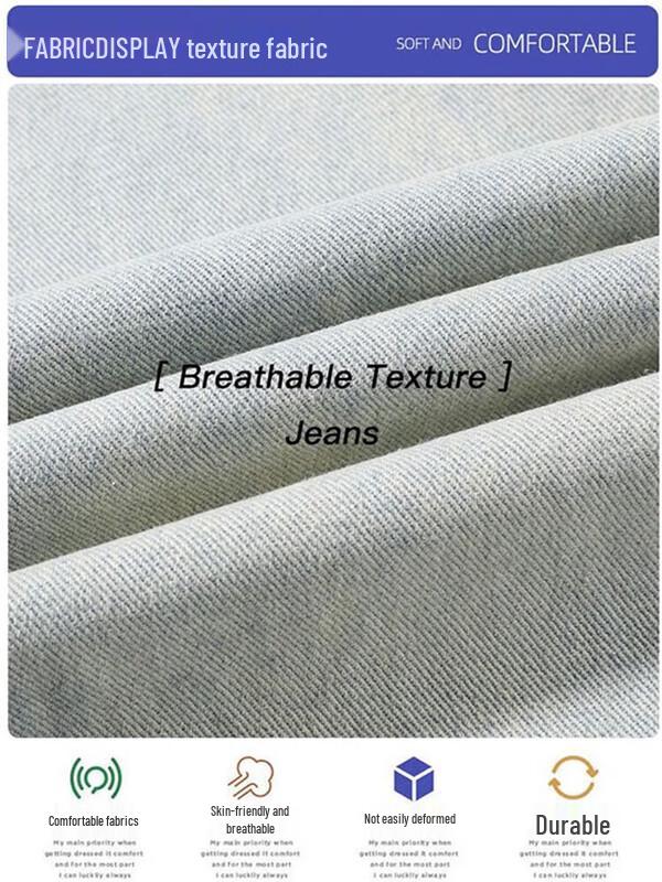 Dingfengbaoluo Men's High Street Loose Straight Wide-Leg Pants