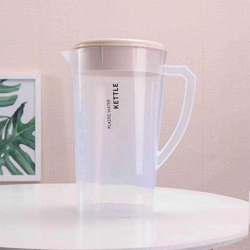 1-3L Cold Water Kettle with Scale Lemonade Bottle Refrigerator Beverage Jug Juice Container Large Capacity Cool Teapot Kitchen