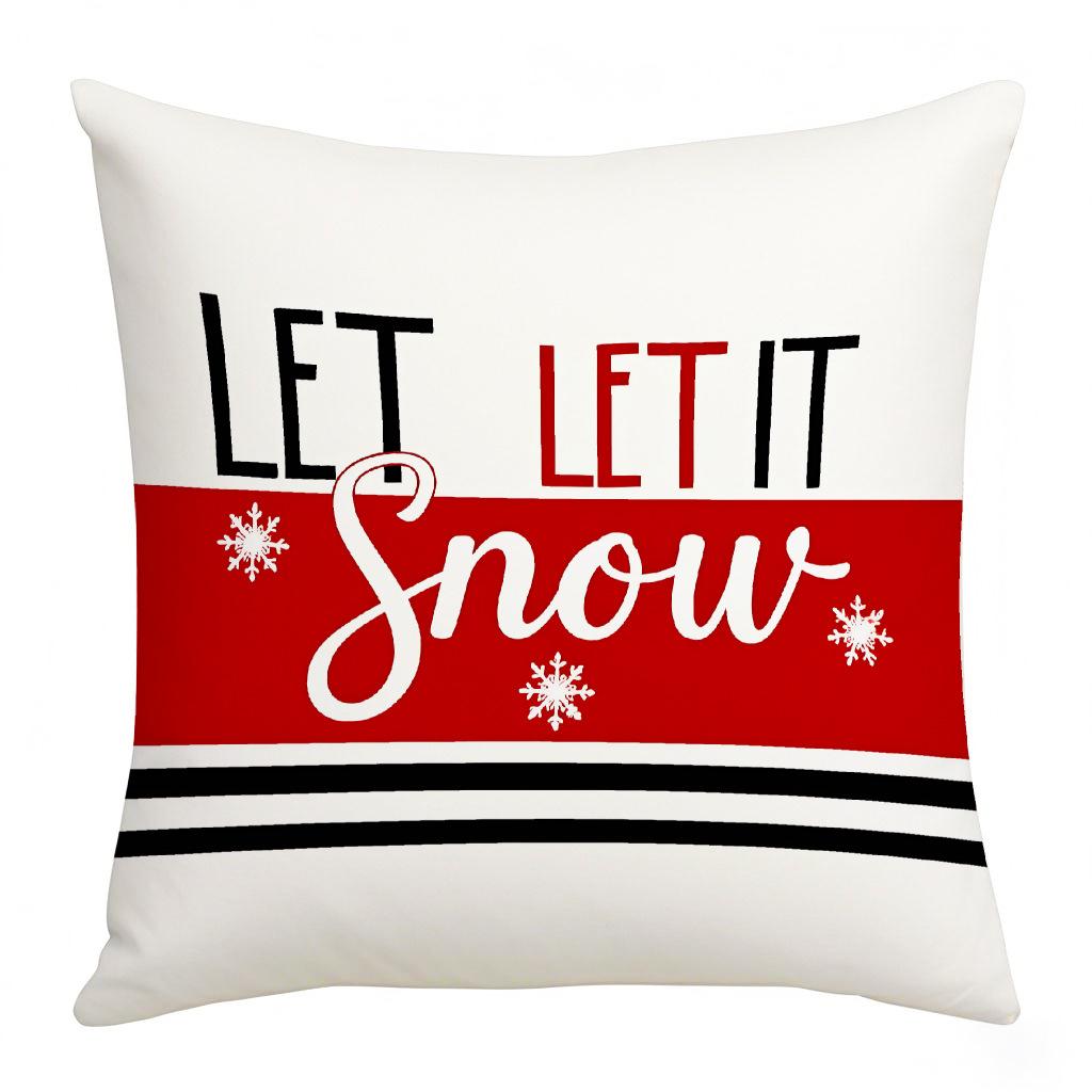 

Новая Рождественская Красная и Белая Полосатая Простая Теплая Наволочка Спальня Кабинет Домашнее Украшение Подушка 45 * 45 (excluding core)