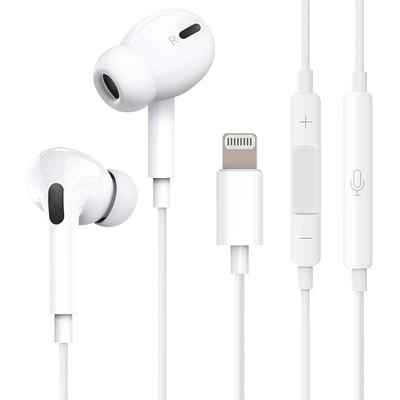 Apple MFi Certified Wired Earphones with Microphone, Volume Control, HiFi Sound for iPhone 14/13/12/11/Pro/Max/SE/X/XS/XR/8/7/iPad/iPod