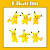 Lebendiges Pikachu Anime-Figurenmodell-Sammlung Ideal Für Kinderspielzeug Und Dekorative Ornamente