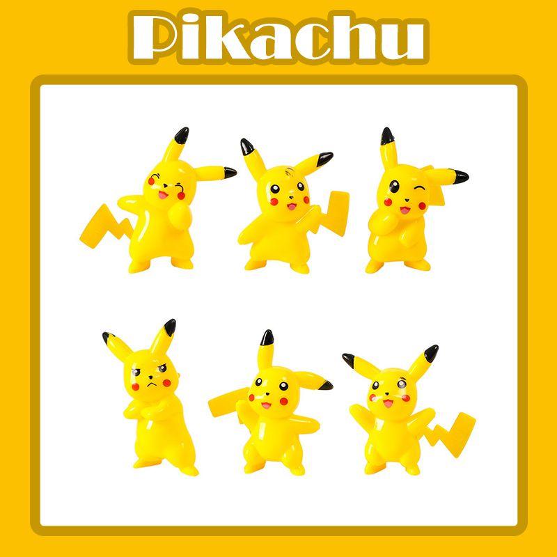 Lebendiges Pikachu Anime-Figurenmodell-Sammlung Ideal Für Kinderspielzeug Und Dekorative Ornamente