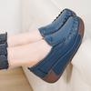 35-41 Women's Oversized Comfortable Thick Soled High Rise Sponge Shoes Mother's Shoes Lazy Shoes Loafers Shoes