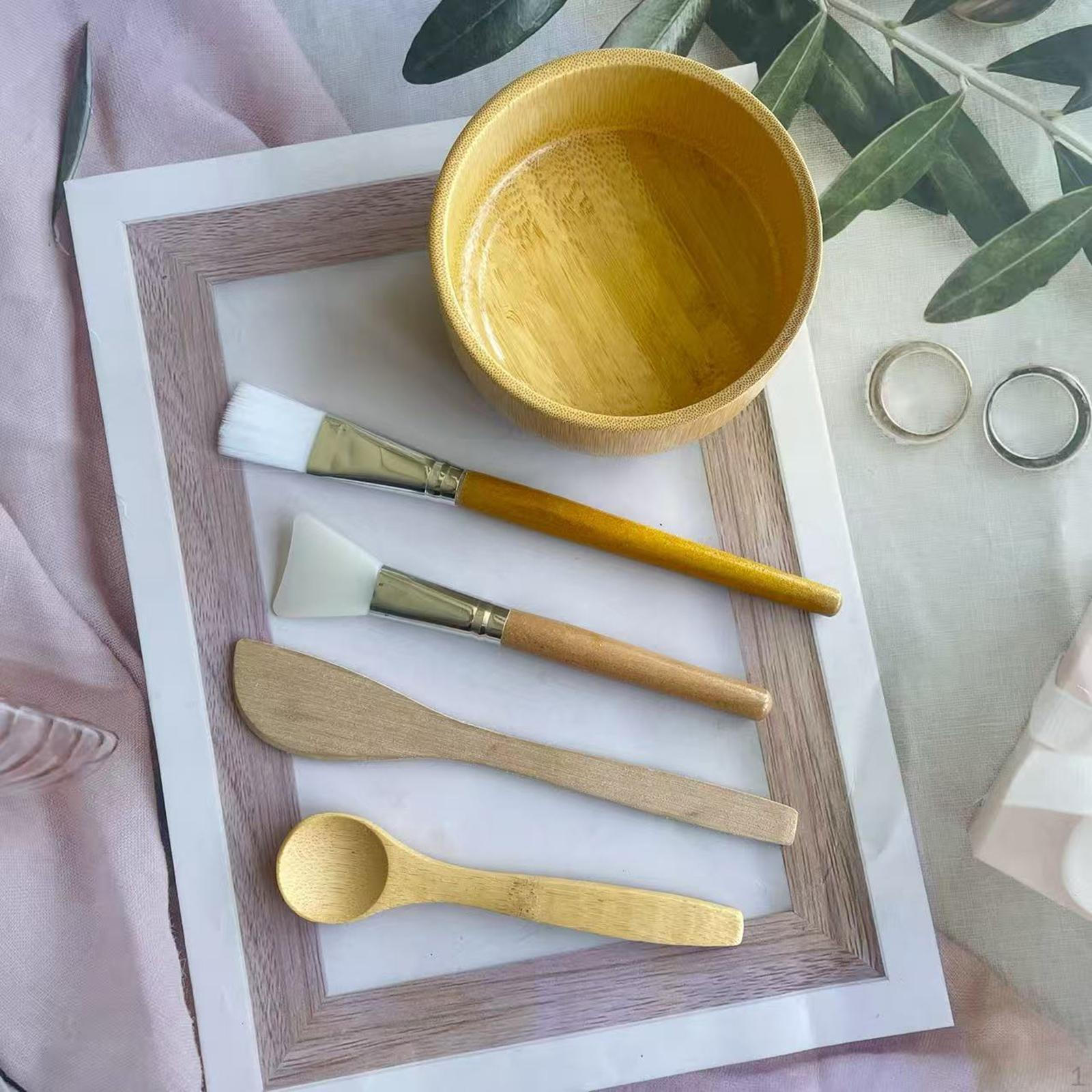 

Face Mixing Bowl Set,Esthetician Supplies,5 in 1,DIY Facial Tools Tool Kit for Lady Girls