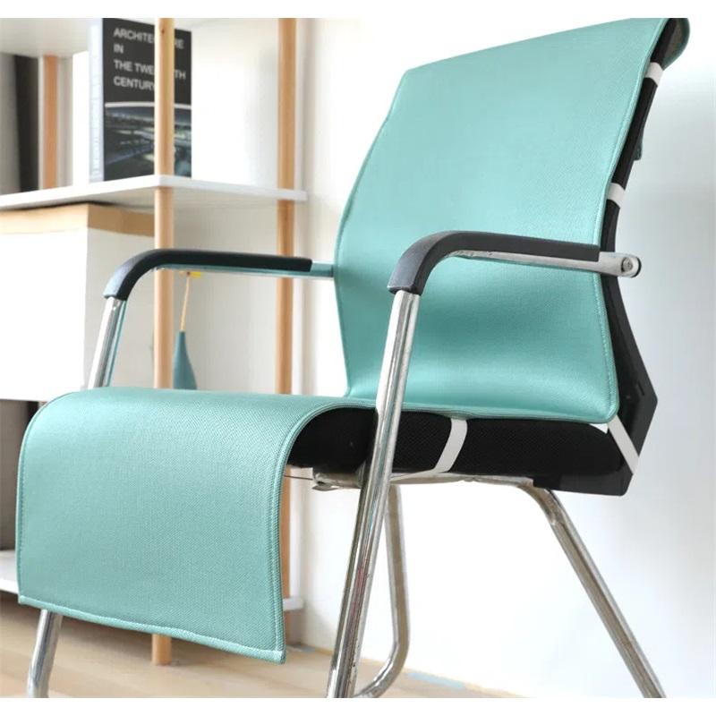 Summer Ice Silk Cooling Cushion Chair Pad For Office Long Sitting Comfortable Seat Cushion Backrest Cool Mat For Hot Weather