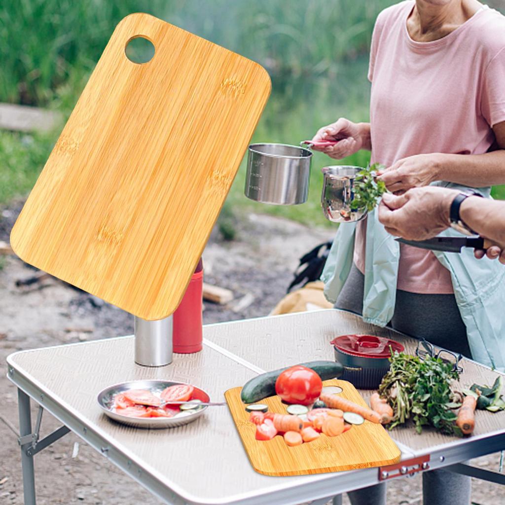 , Hygienic with Hole Double Use Kitchen Baking Utensils Blocks Chopping Board for Fishing Barbecue