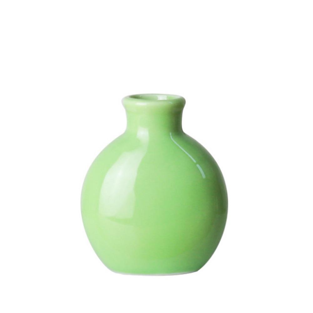 Vaso per fiori in ceramica di colore pieno, grazioso mini vaso da fiori, vaso da tavolo, vaso da fiori, casa, giardino, artigianato, decorativo