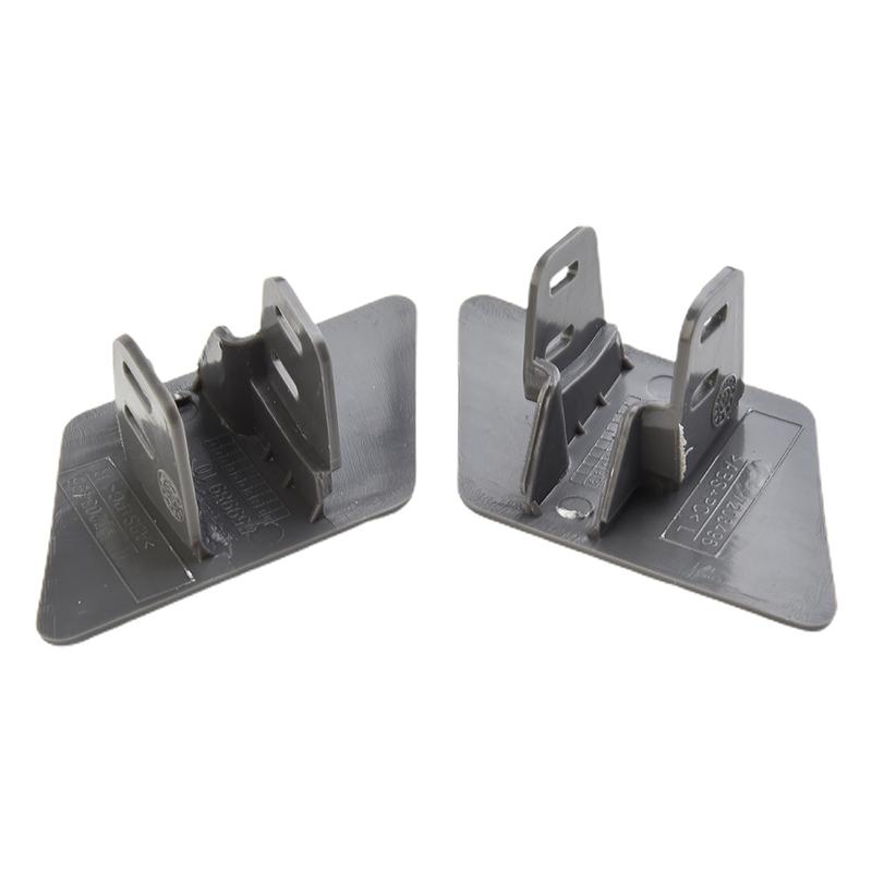 Car Headlight Cleaning Nozzle Cover L-61677211209 Left&Right Plastic 1 Pair Bumper Washer For BMW 3series E90E91